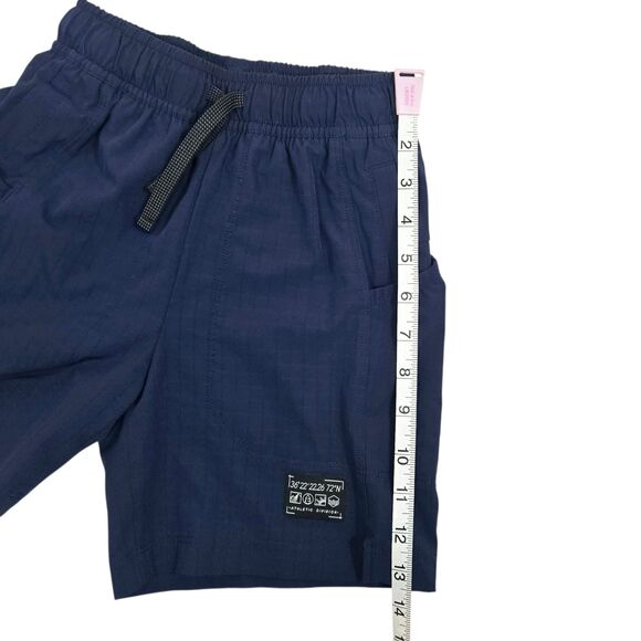 Athletic Works Boy's Size Medium (8) DriWorks Navy Shorts - Quick Dry Drawstring - Picture 6 of 8